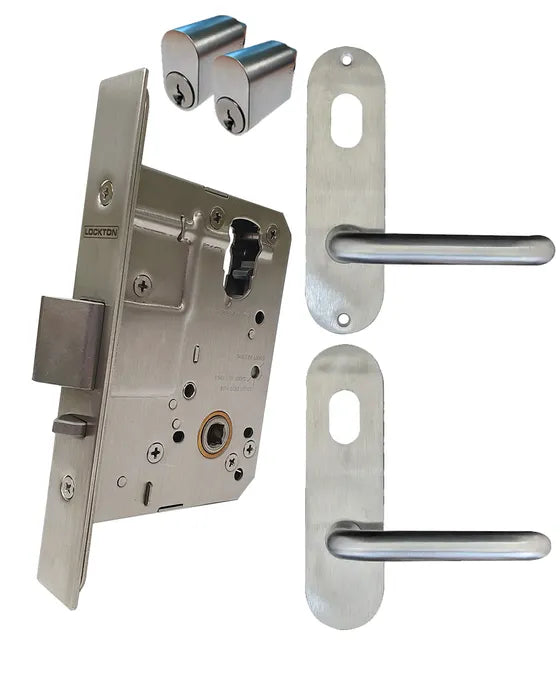 LOCKTON 60mm Mortice Lock RND-KIT4 (DOUBLE CYL)