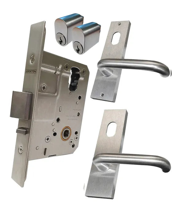 LOCKTON '60mm' Mortice Lock KIT4 (DOUBLE CYL)